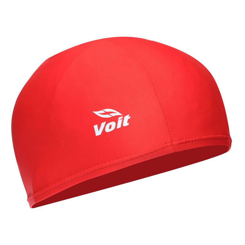 Voit-Adult-Lycra-Swimming-Cap-Red
