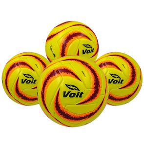 12 Pack – Tempest FIFA QUALITY Liga MX Clausura 2024 Soccer Balls – Size 5 | Yellow & Red