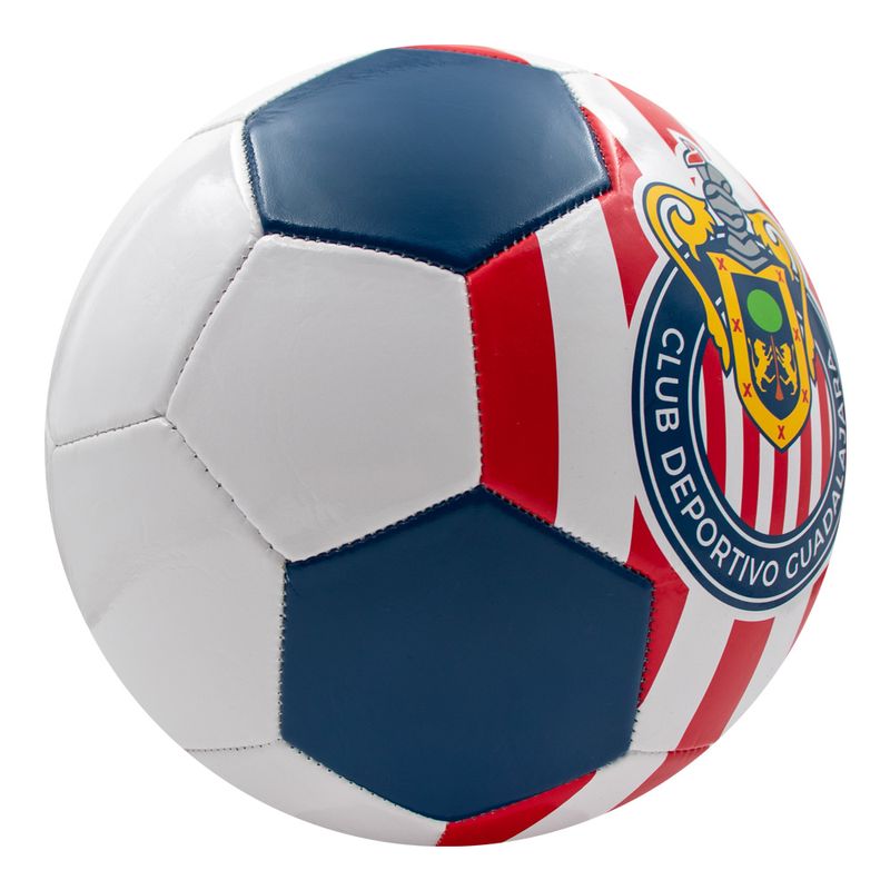Club-Guadalajara-Soccer-Ball-for-Recreational-Use-No.-5-S100-White