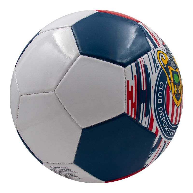 Club-Guadalajara-Soccer-Ball-for-Recreational-Use-No.-5-S100-White