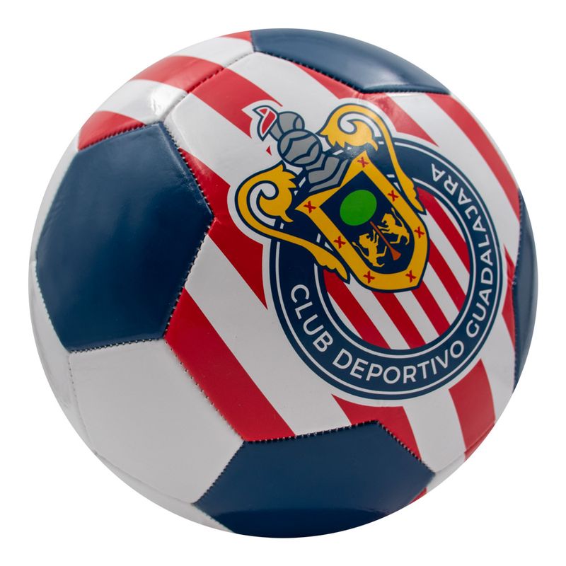 Club-Guadalajara-Soccer-Ball-for-Recreational-Use-No.-5-S100-White